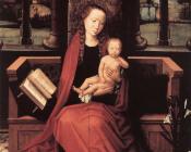 Virgin and Child Enthroned - 汉斯·梅姆林